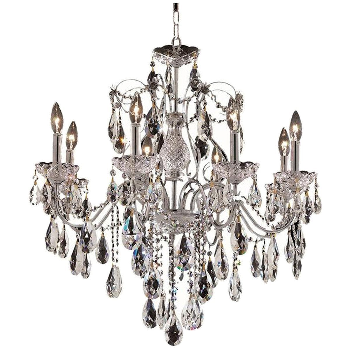 Elegant Lighting St. Francis 23-Inch High 8 Lights Chandelier - Home Elegance USA