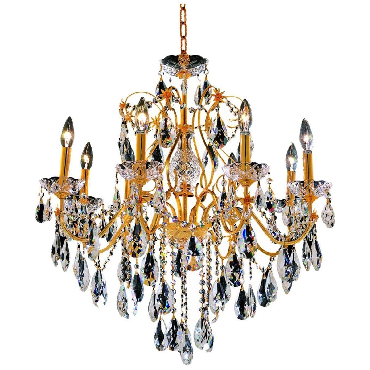 Elegant Lighting St. Francis 23-Inch High 8 Lights Chandelier - Home Elegance USA