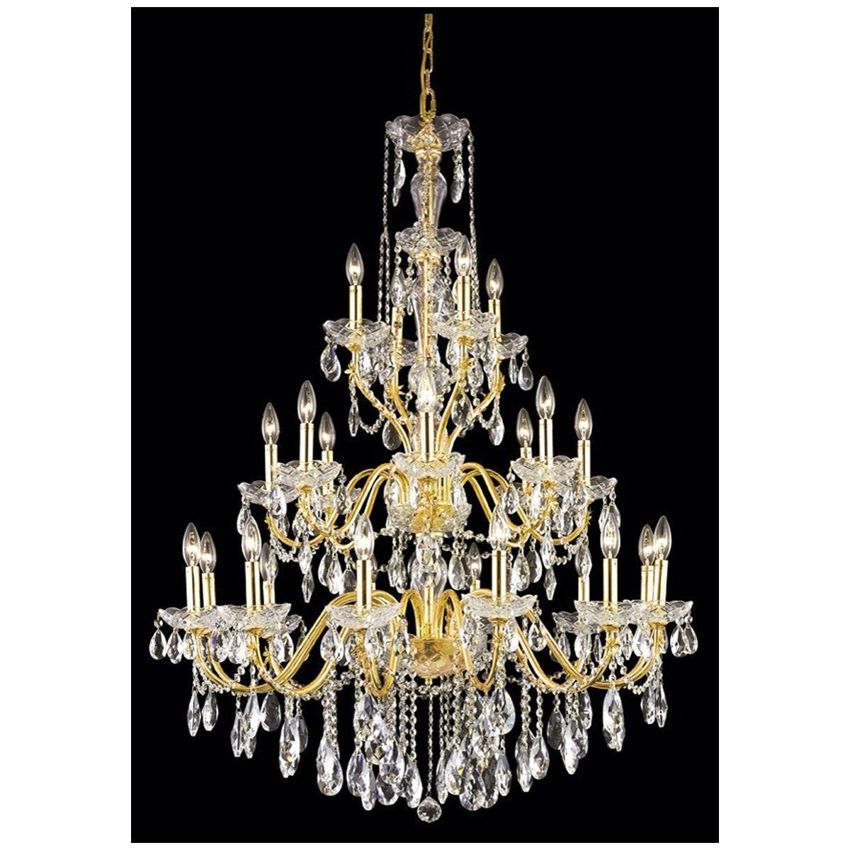 Elegant Lighting St. Francis 49-Inch High 24 Lights Chandelier - Home Elegance USA