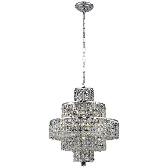 Elegant Lighting Maxim 21-Inch High 13 Lights Chandelier - Home Elegance USA