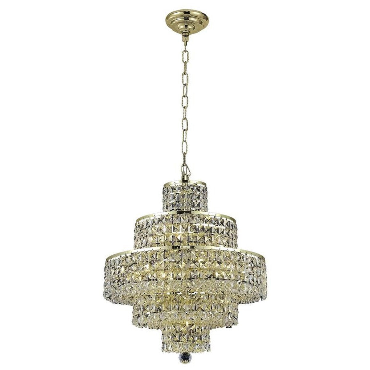 Elegant Lighting Maxim 21-Inch High 13 Lights Chandelier - Home Elegance USA