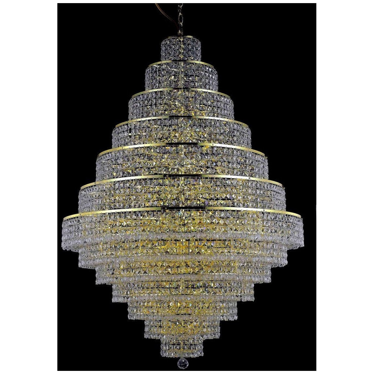 Elegant Lighting Maxim 60-Inch High 38 Lights Chandelier - Home Elegance USA