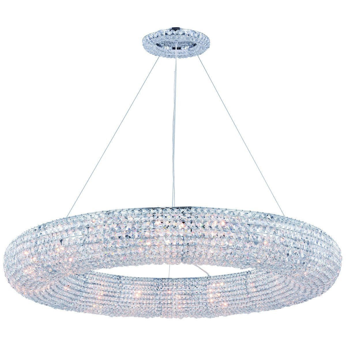 Elegant Lighting Paris Collection 18 Lights Chrome Chandelier - Home Elegance USA