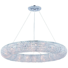 Paris Collection 18 Lights Chrome Chandelier | Elegant Lighting