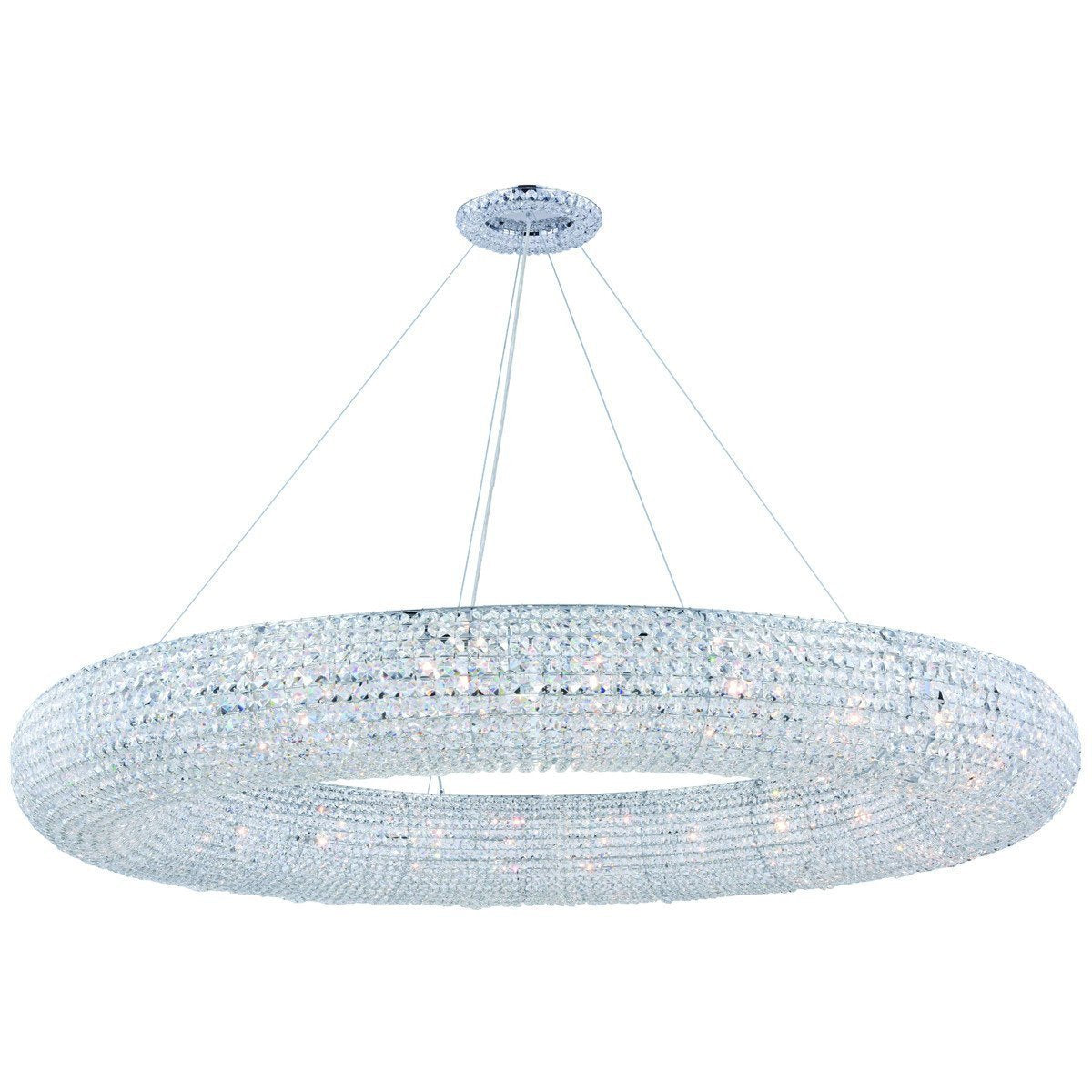 Elegant Lighting Paris Collection 24 Lights Chrome Chandelier - Home Elegance USA