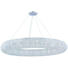 Paris Collection 24 Lights Chrome Chandelier | Elegant Lighting