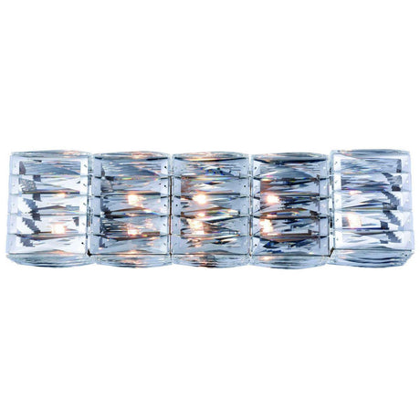 Elegant Lighting Cuvette Collection 5 Lights Chrome Wall Sconce - Home Elegance USA