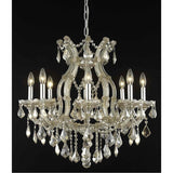 Elegant Lighting 2800 Maria Theresa 9 Lights Chandelier - Home Elegance USA