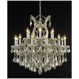 Elegant Lighting 2800 Maria Theresa 19 Lights 30-Inch Chandelier - Home Elegance USA
