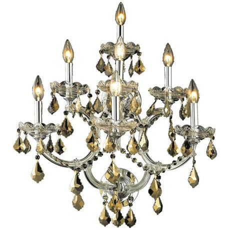 Elegant Lighting 2800 Maria Theresa 7 Lights Sconce - Home Elegance USA