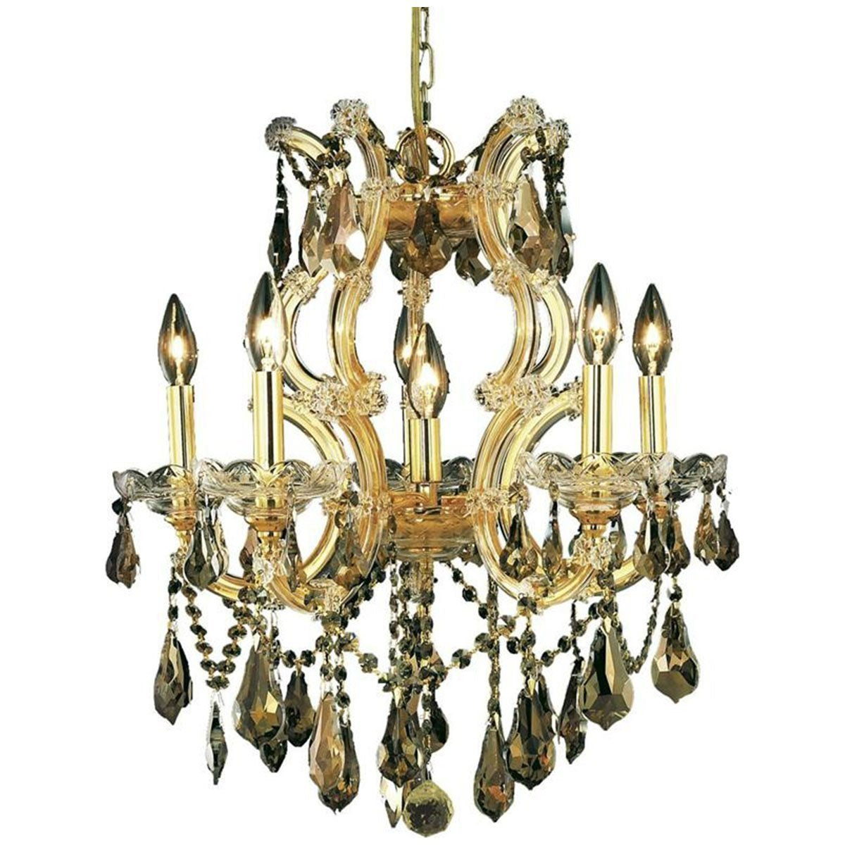 Elegant Lighting 2801 Maria Theresa 6 Lights Chandelier - Home Elegance USA