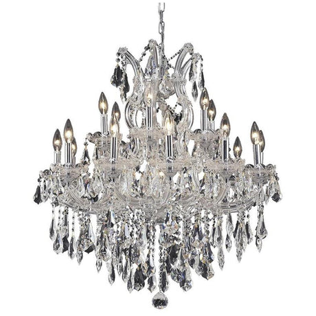 Elegant Lighting 2801 Maria Theresa 19 Lights 30-Inch Chandelier - Home Elegance USA