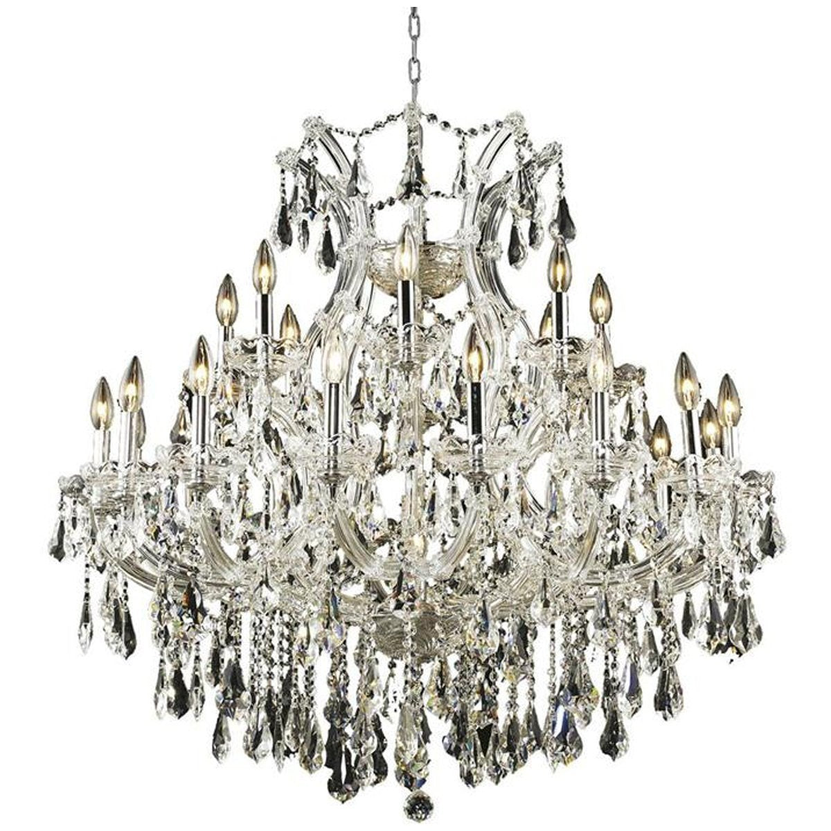 Elegant Lighting 2801 Maria Theresa 24 Lights Chandelier - Home Elegance USA