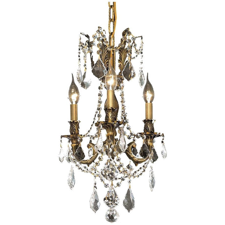 Rosalia 3 Lights E12 Pendant | Elegant Lighting