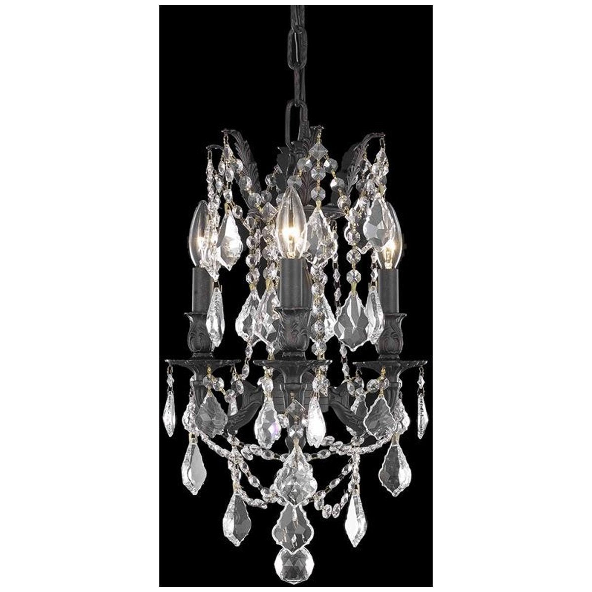 Elegant Lighting Rosalia 3 Lights Pendant - Home Elegance USA