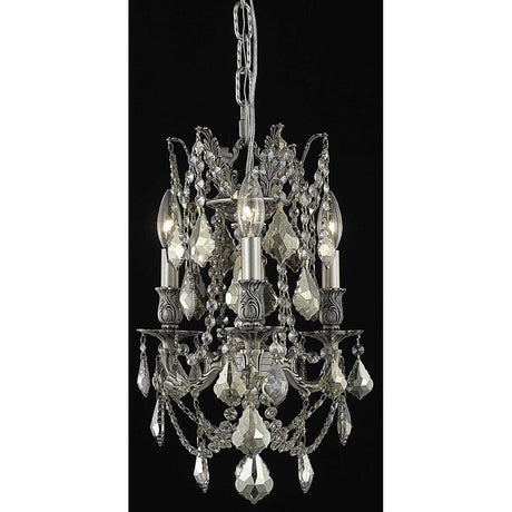 Elegant Lighting Rosalia 3 Lights Pendant - Home Elegance USA