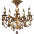 Rosalia 5 Lights 18-Inch Flush Mount | Elegant Lighting