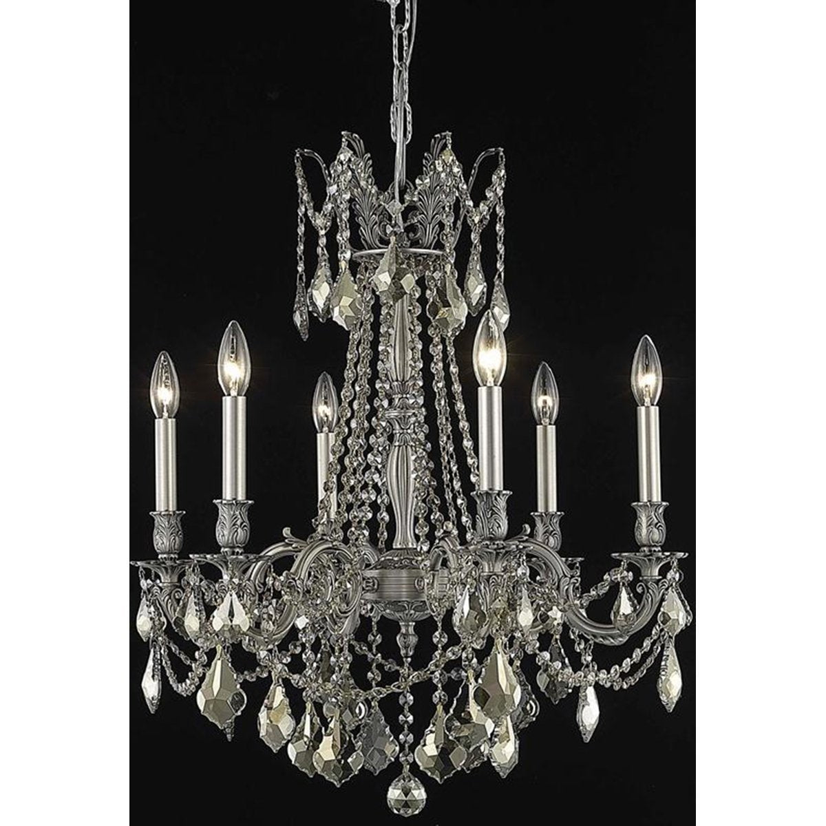 Elegant Lighting Rosalia 6 Lights Chandelier - Home Elegance USA