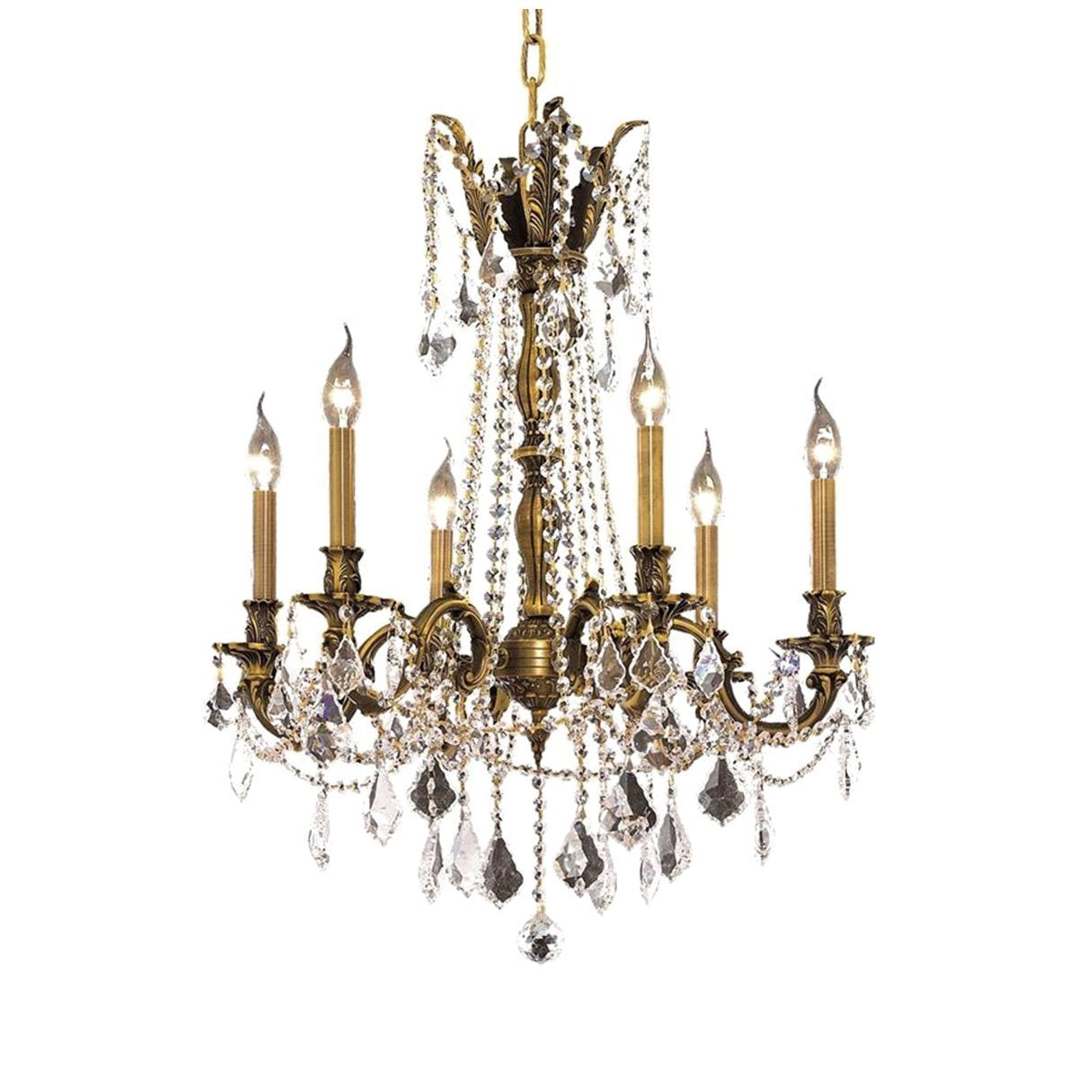 Elegant Lighting Rosalia 6 Lights Chandelier - Home Elegance USA
