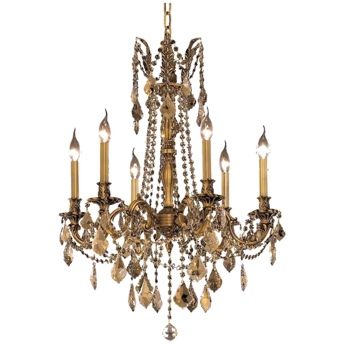Elegant Lighting Rosalia 6 Lights Chandelier - Home Elegance USA
