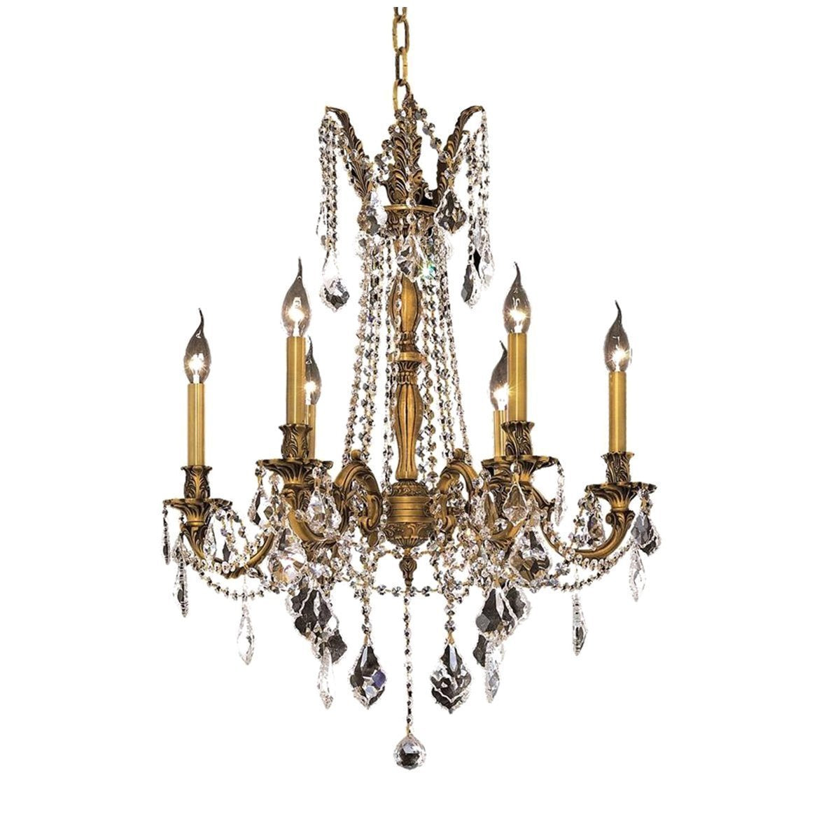 Elegant Lighting Rosalia 6 Lights Chandelier - Home Elegance USA