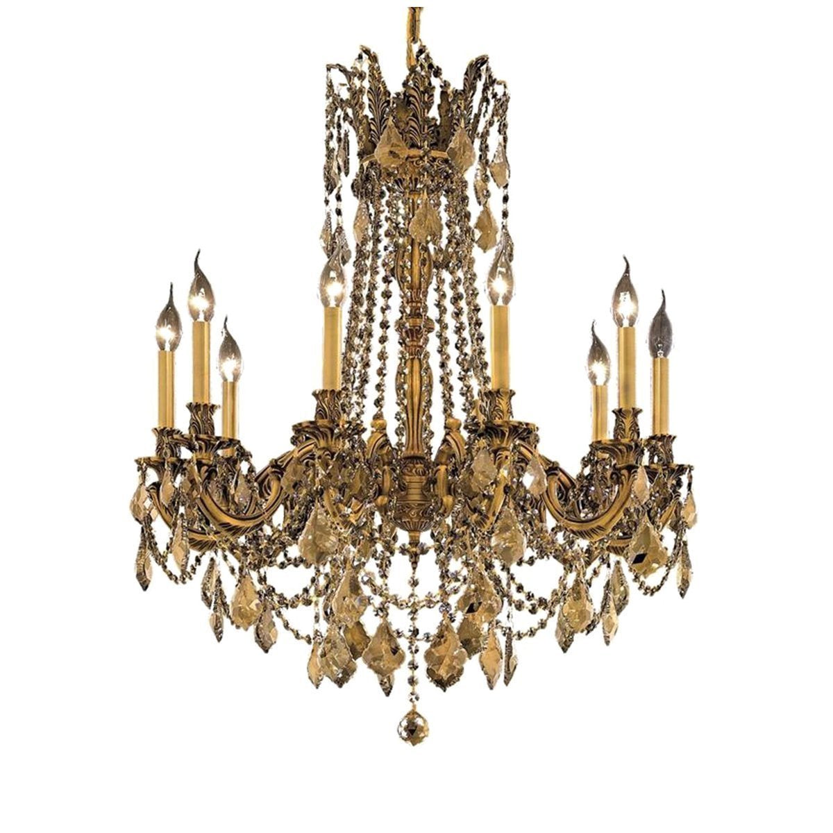 Elegant Lighting Rosalia 10 Lights Chandelier - Home Elegance USA