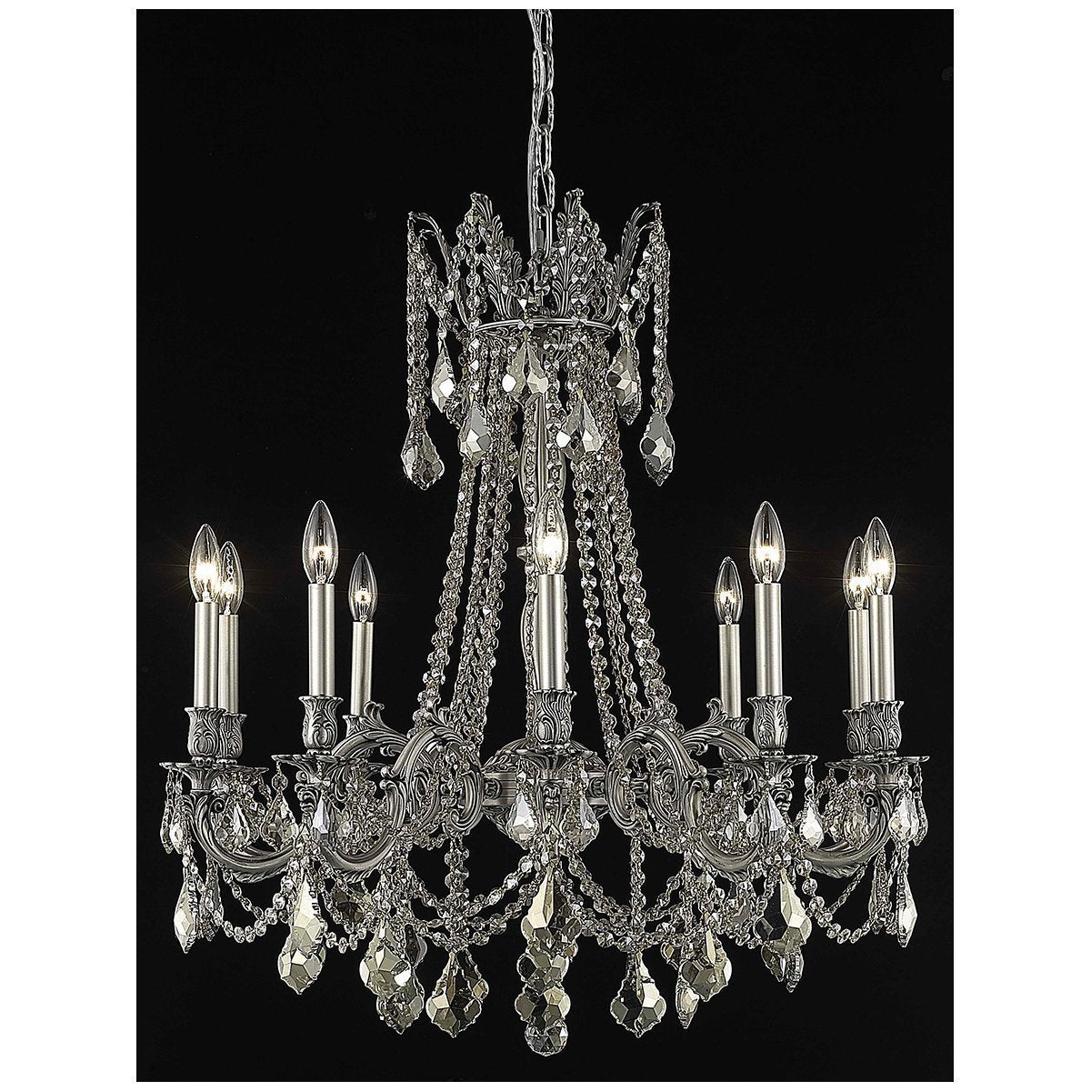 Elegant Lighting Rosalia 10 Lights Chandelier - Home Elegance USA
