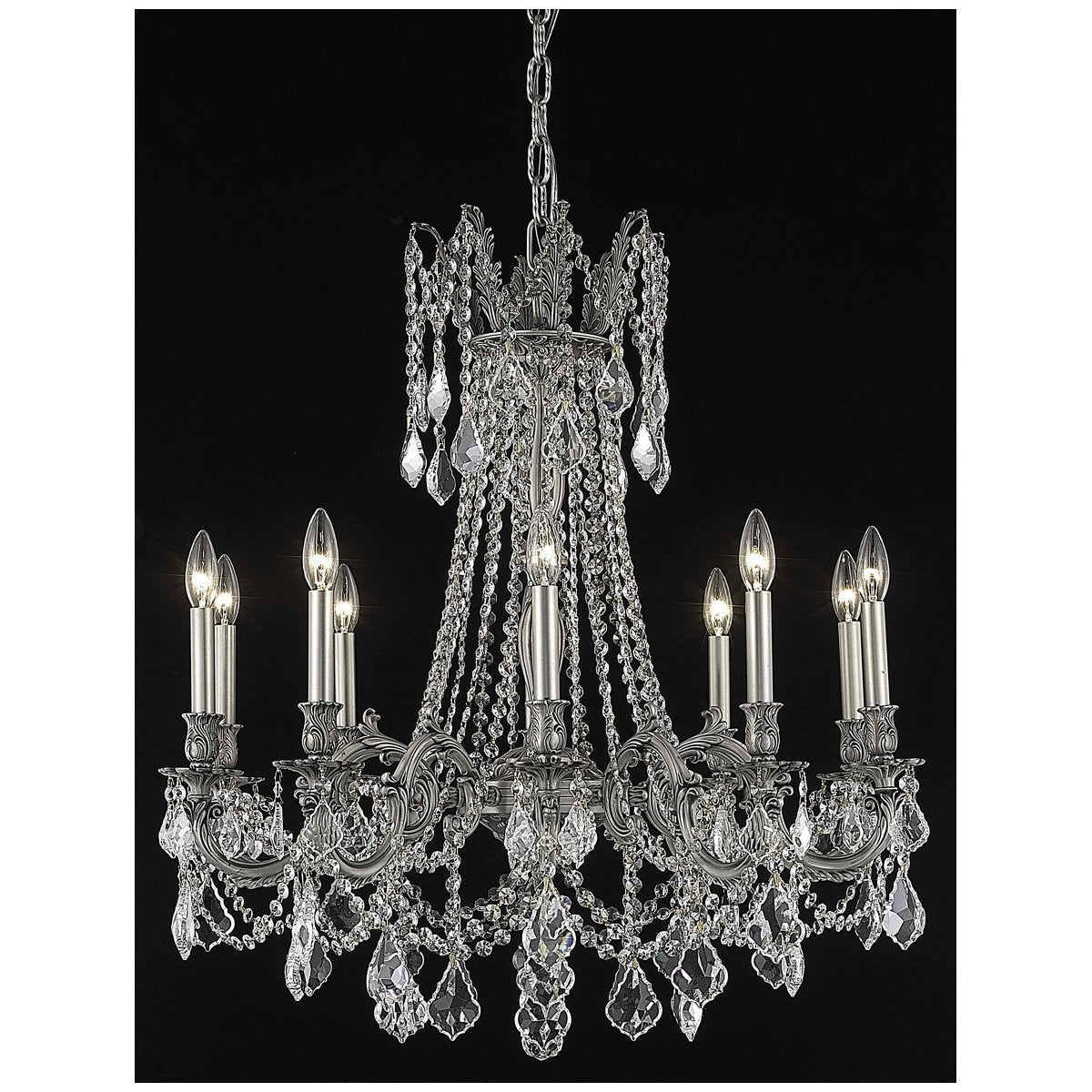 Elegant Lighting Rosalia 10 Lights Chandelier - Home Elegance USA