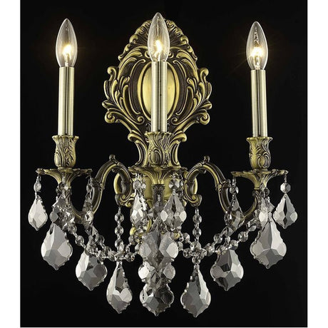 Monarch 3 Lights Wall Sconce | Elegant Lighting