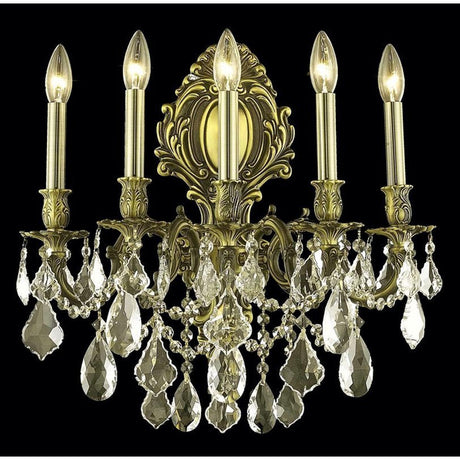 Monarch 5 Lights Wall Sconce | Elegant Lighting