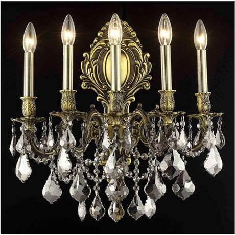 Monarch 5 Lights Wall Sconce | Elegant Lighting