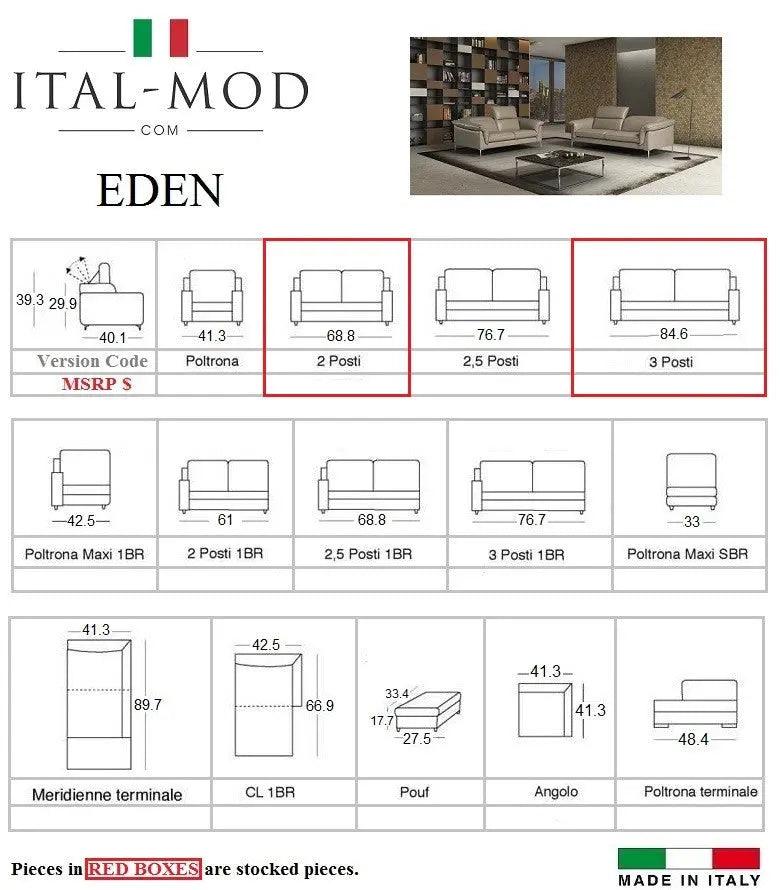 Eden Sofa and Loveseat by J&M Furniture J&M Furniture