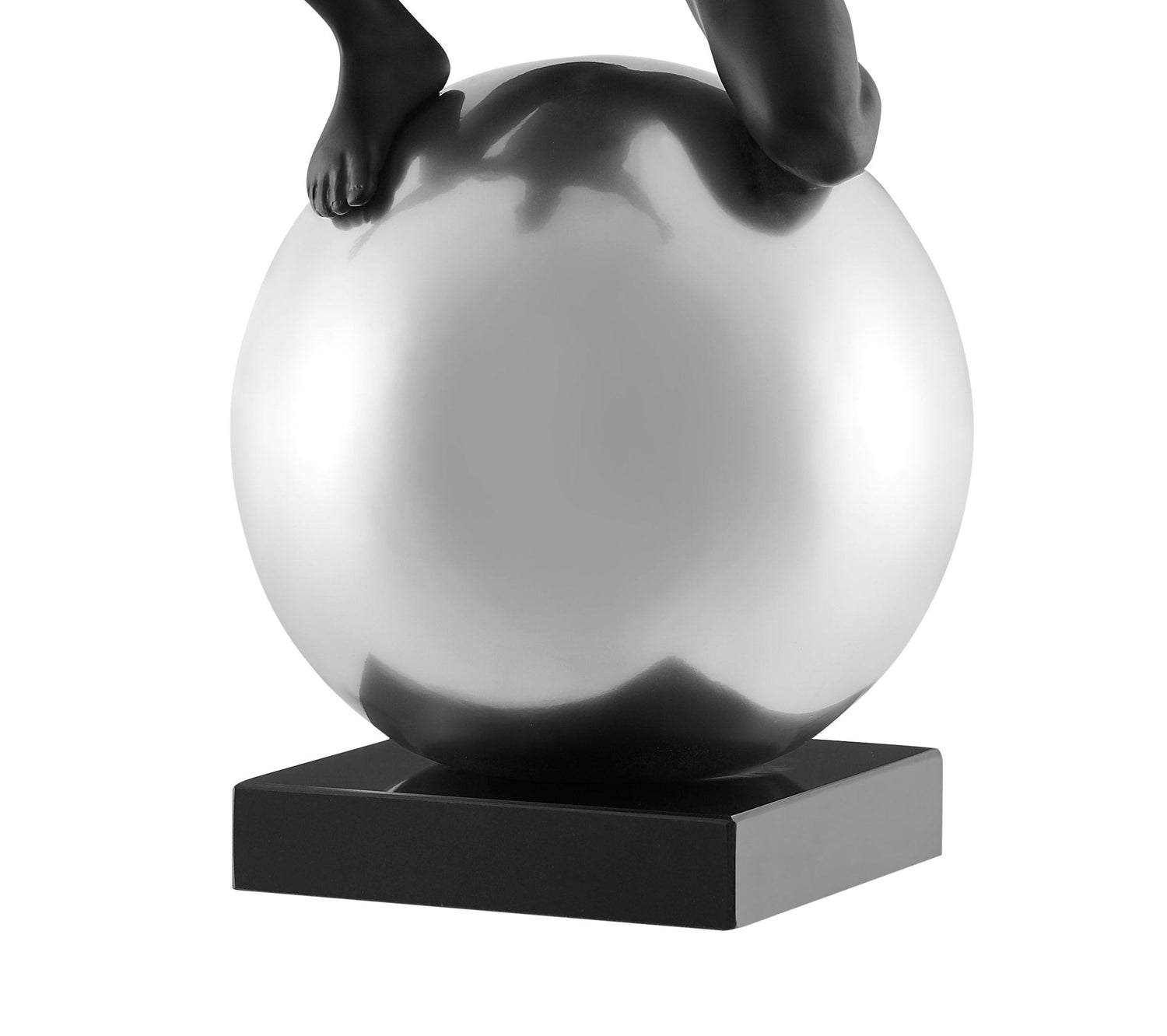 Equilibrium Structure // Matte Black and Semi Chrome - Home Elegance USA