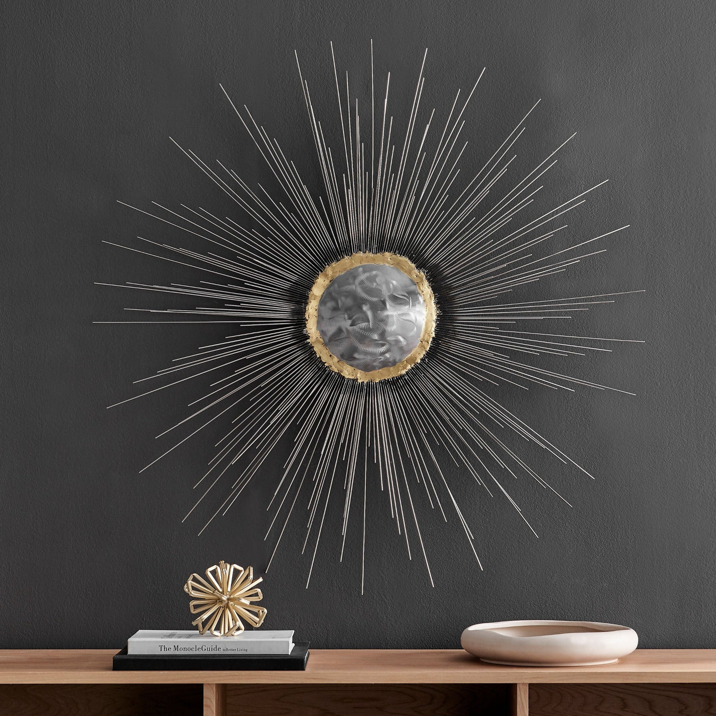 Explosion Wall Art // Silver - Home Elegance USA