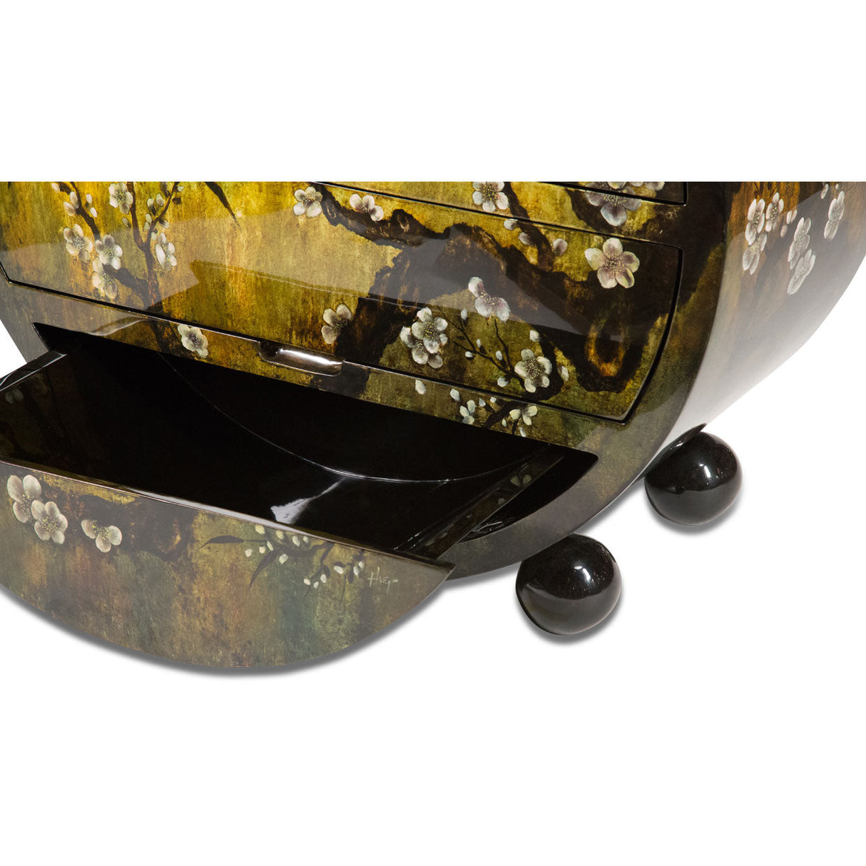 Aico Furniture - Illusions Round Chest -Fs-Ilusn-015-1