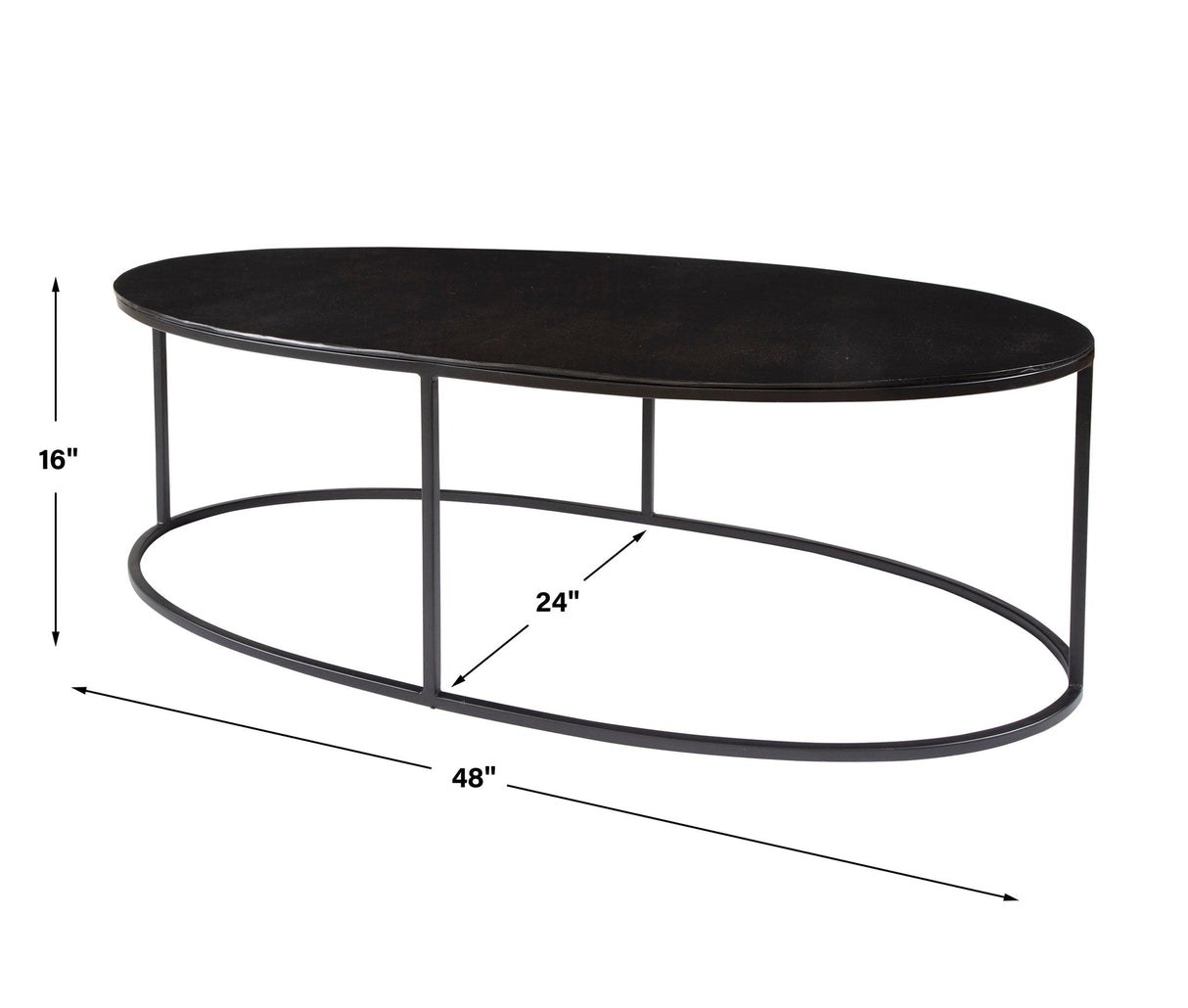 Coreene Oval Coffee Table | Uttermost | Home Elegance USA
