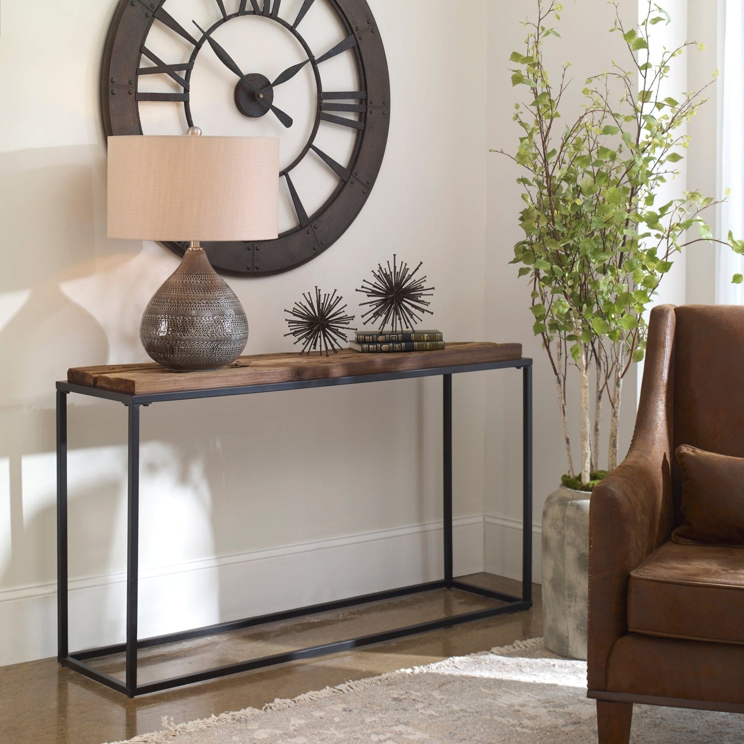 Uttermost Holston Salvaged Wood Console Table - Home Elegance USA