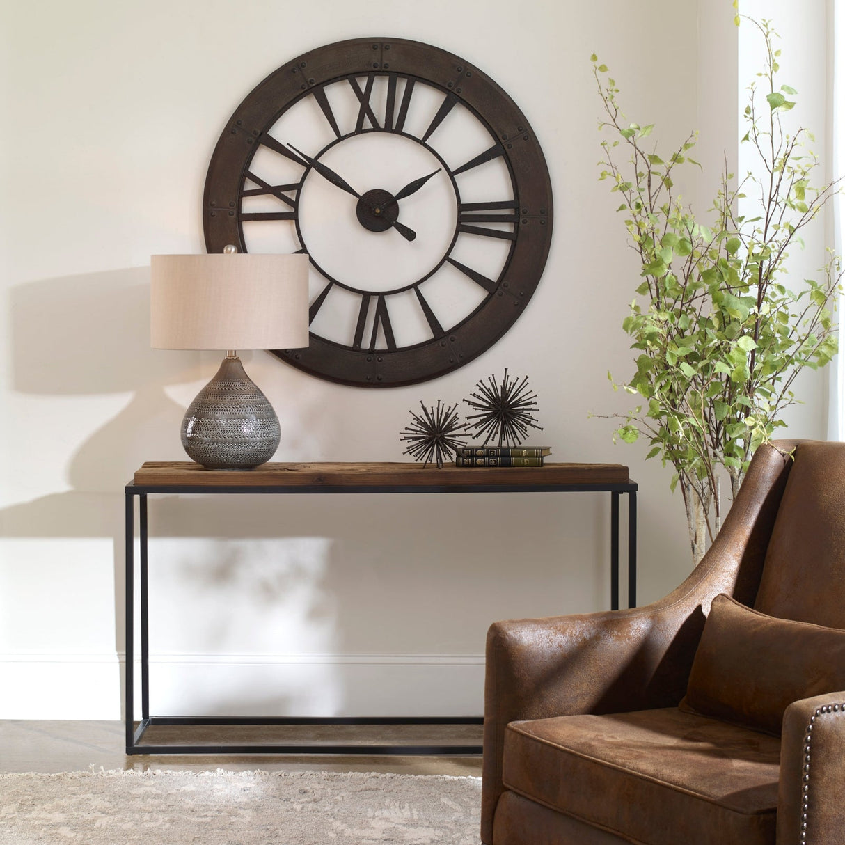 Uttermost Holston Salvaged Wood Console Table - Home Elegance USA