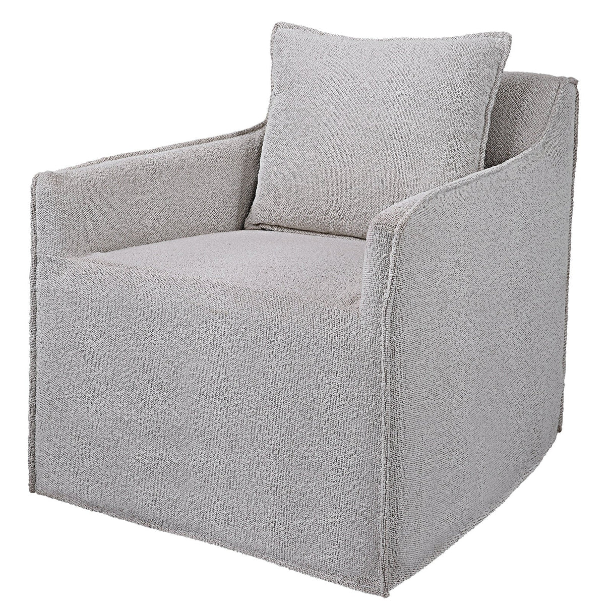 Uttermost Welland Gray Swivel Chair - Home Elegance USA