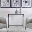 Bourges White Marble Console Table | Uttermost | Home Elegance USA