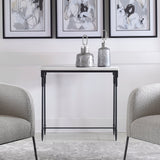Bourges White Marble Console Table | Uttermost | Home Elegance USA