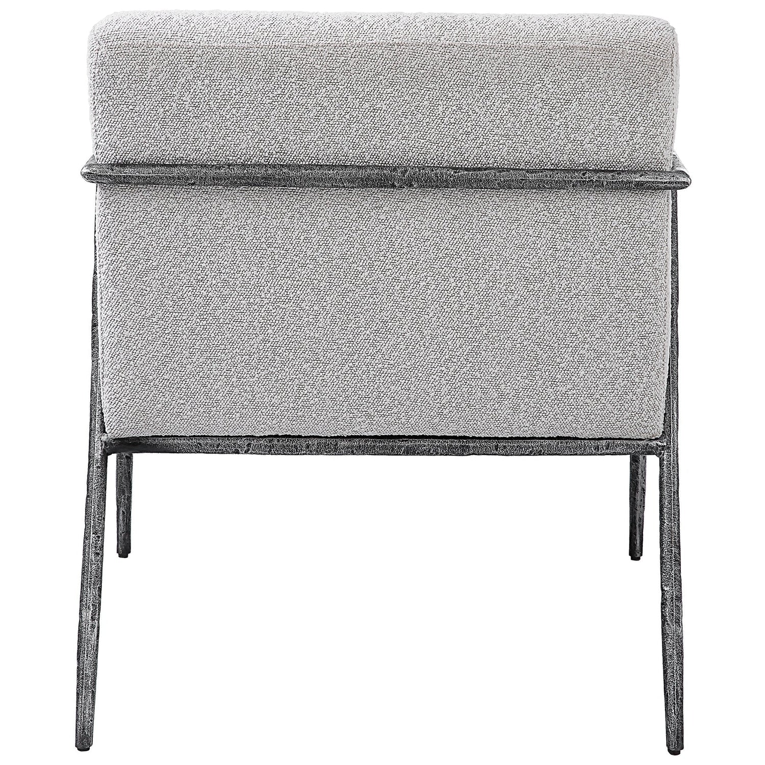 Brisbane Light Gray Accent Chair | Uttermost | Home Elegance USA