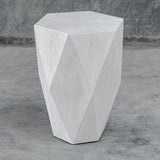 Uttermost Volker White Side Table - Home Elegance USA
