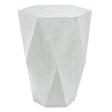 Uttermost Volker White Side Table - Home Elegance USA