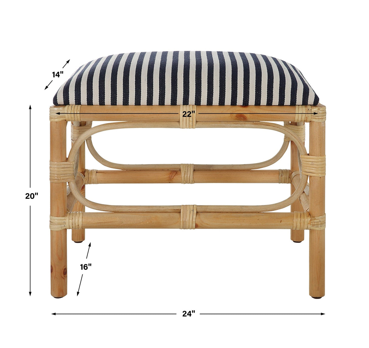 Uttermost Laguna Small Bench - Home Elegance USA
