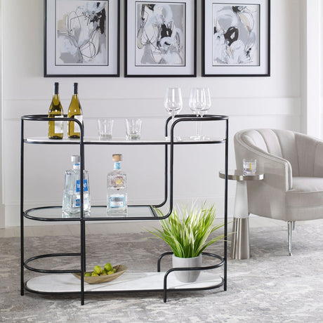 Uttermost Trolley Bar Console - Home Elegance USA