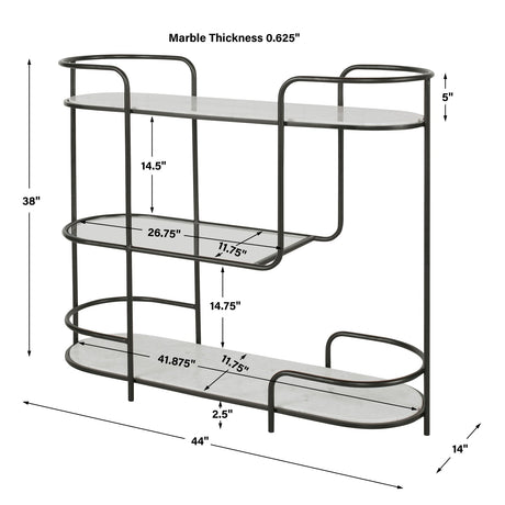 Uttermost Trolley Bar Console - Home Elegance USA