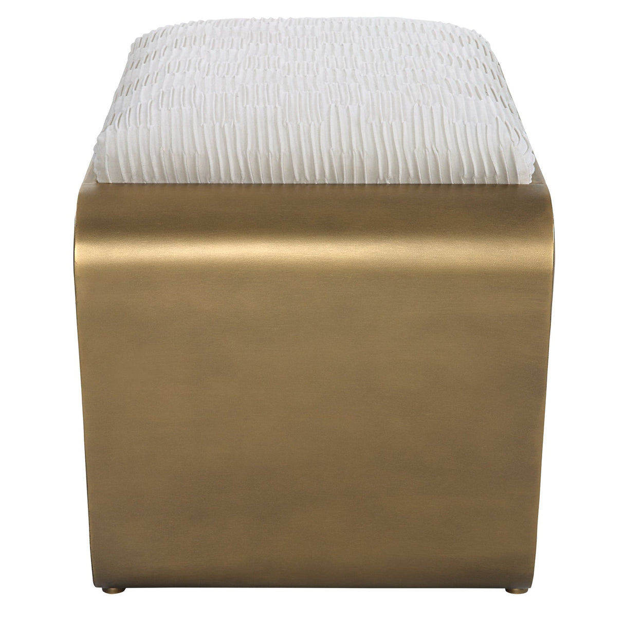 Uttermost Hoop Small Gold Bench - Home Elegance USA