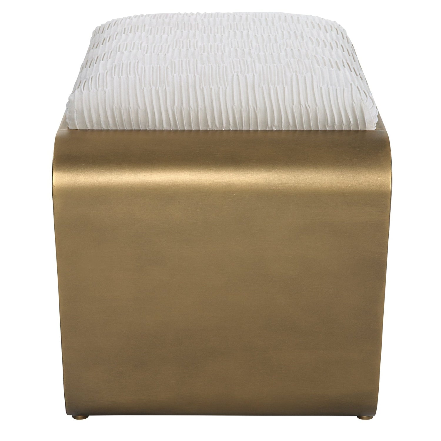 Uttermost Hoop Small Gold Bench - Home Elegance USA