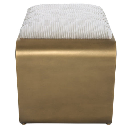 Uttermost Hoop Small Gold Bench - Home Elegance USA
